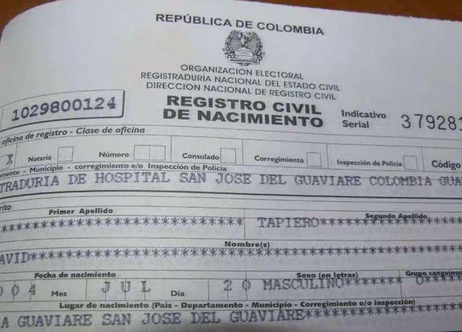 expedicion de registros